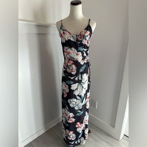 ONE STATE FLORAL FULL LENGTH DRESS SIZE 4 PERFECT CONDITION
